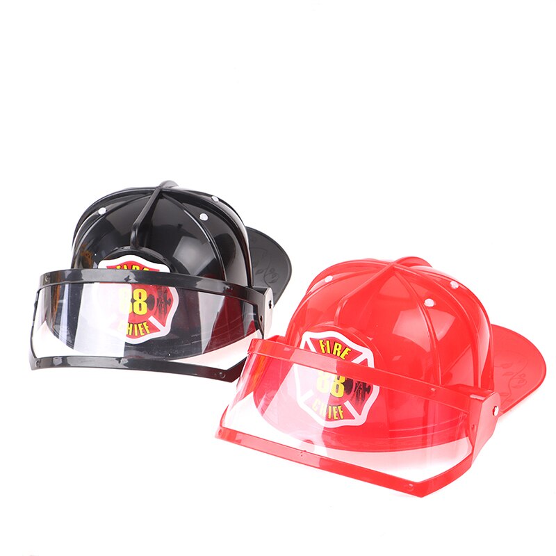 Kids Fireman Helmet Firefighter Hats Fancy Dress Accessories Kids Halloween Party Role Play Toys Yellow