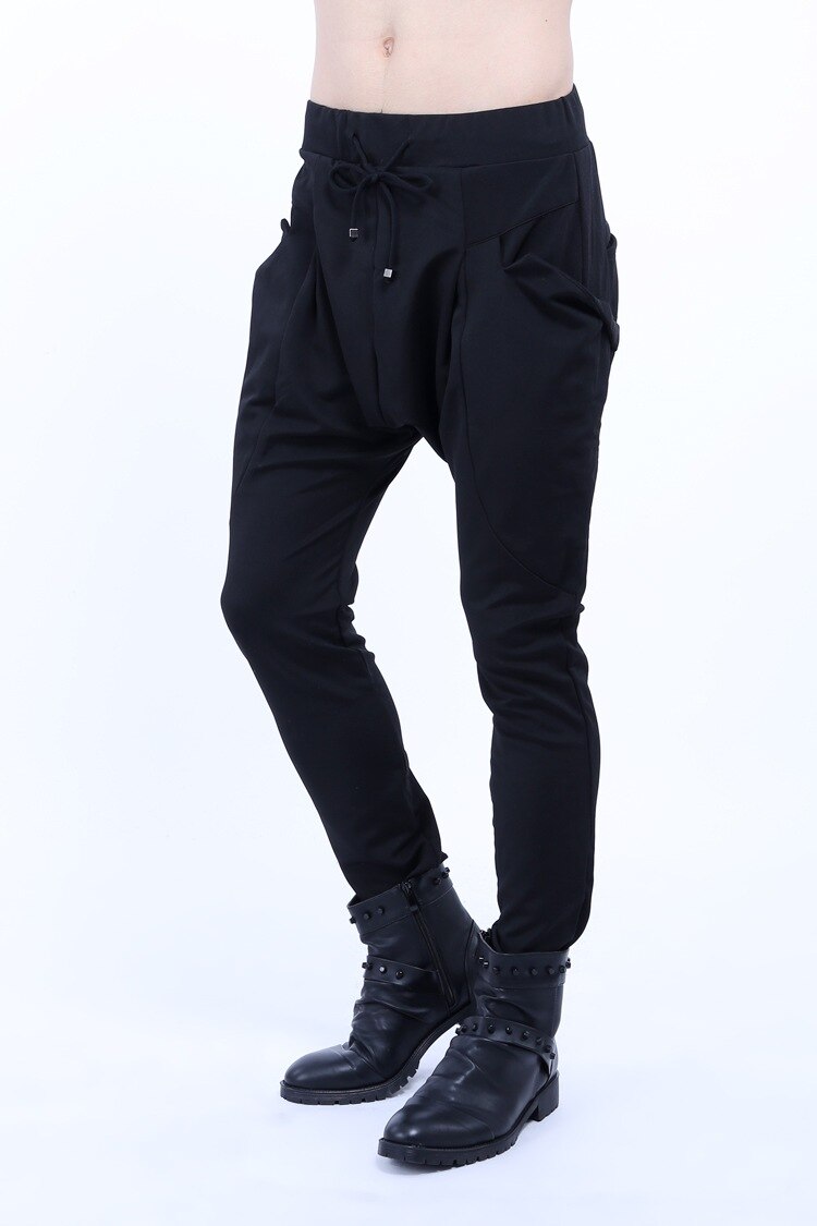 Pantalon de danse style Hip hop pour homme, sarouel, baggy, bas à entrejambe bas, pantalon de survêtement, calca