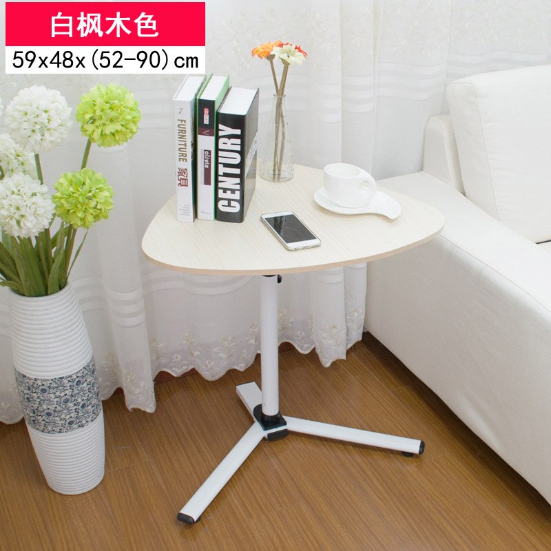 Louis Corner Table Triangle Laptop Desk Simple Movable Lift Lazy: Maple 2