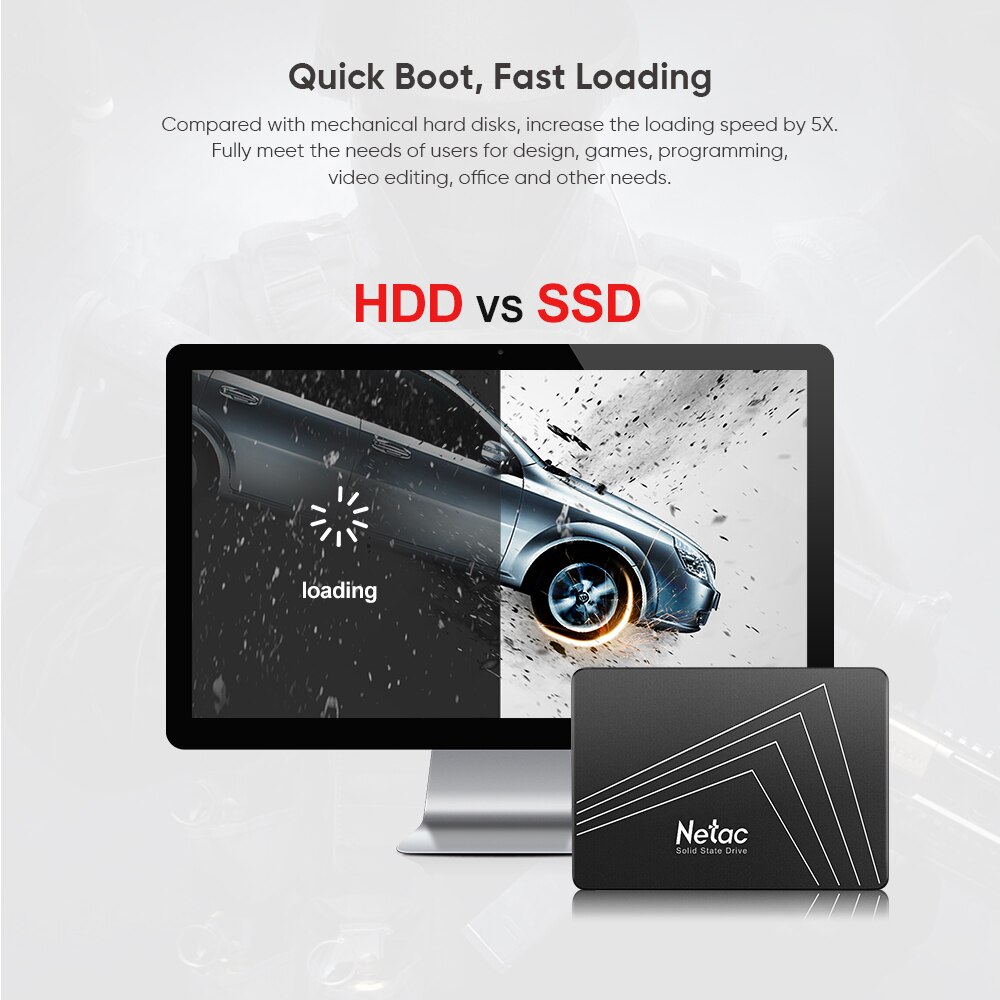 Netac – disque dur interne SSD, SATA, capacité de 512 go, 256 go, 240 go, 2.5 go, 1 to, 2 to