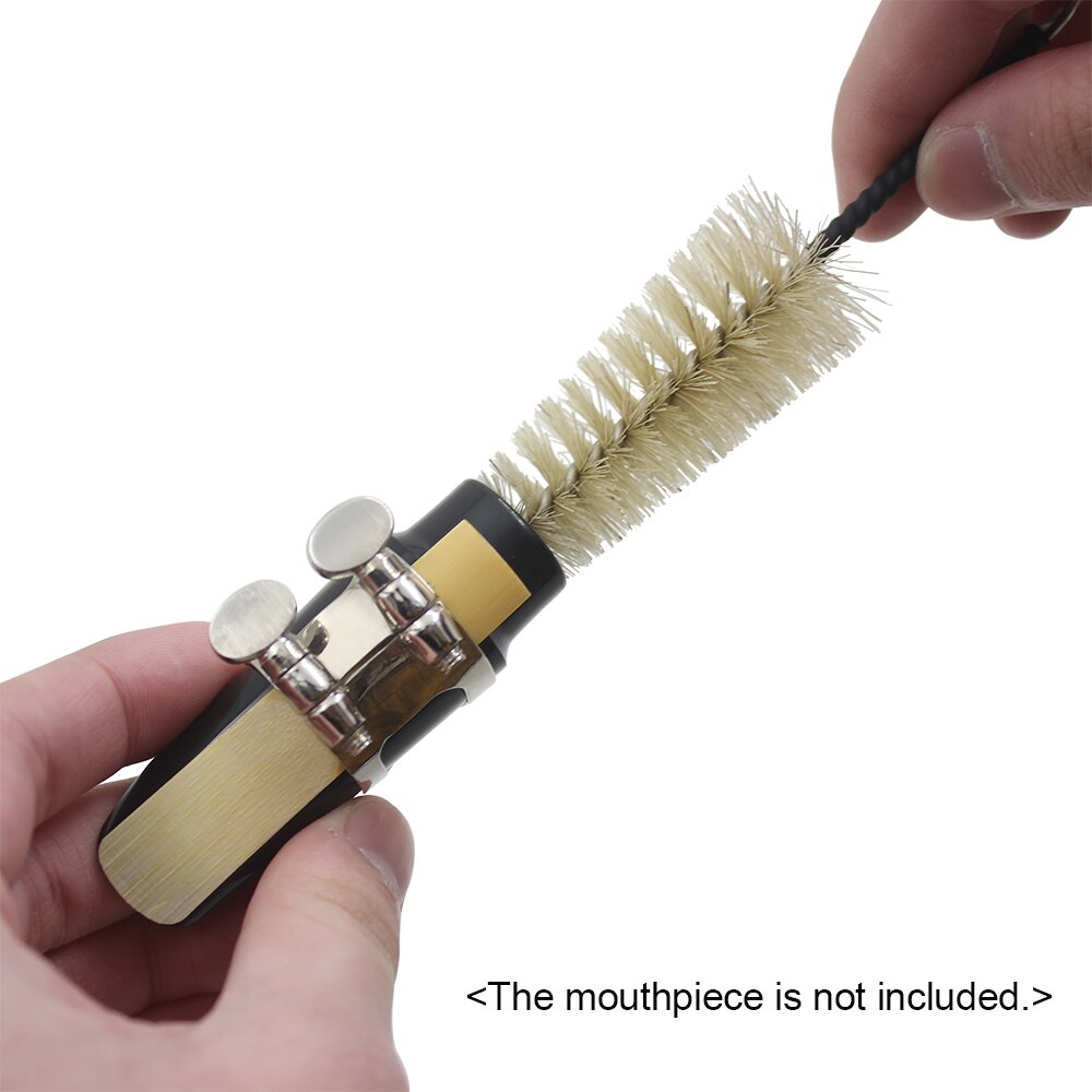 Saxofoon accessoires 3- in -1 saxofoon accessoires kit met saxofoon demper + saxofoon mondstuk borstel + mondstuk patches pads