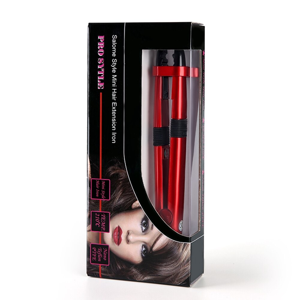 Keratin bonding salon tool fusions hair extension tools justerbar temperatur eu + uk + us plug keratin heat iron wand 1pc