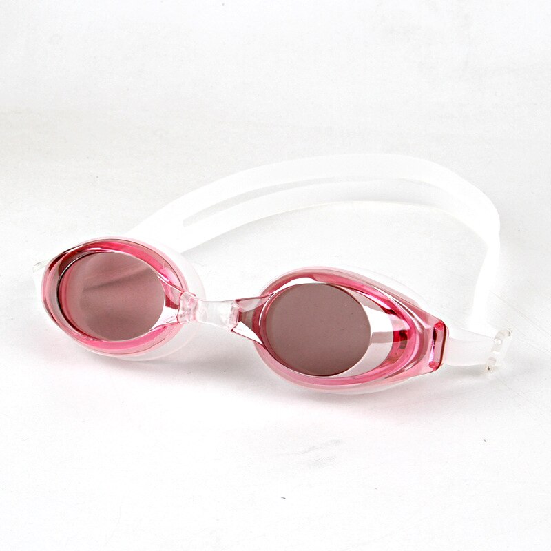 Electroplating Goggles Comfortable Anti-fog Waterproof Adult Swimming Goggles Profession Athletic Multi-color Goggles: Pink  Electroplated