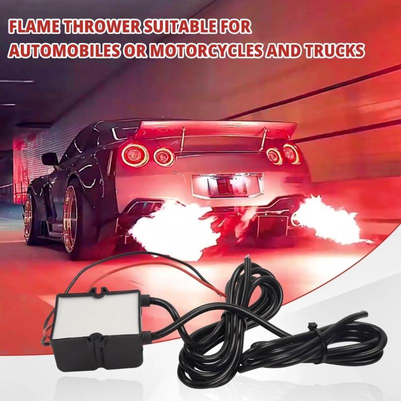 U13C Exhaust Flame Set Double Flamethrower for Car Truck Flame Thrower BFTKAFK-Dual Suit for Motorcycle