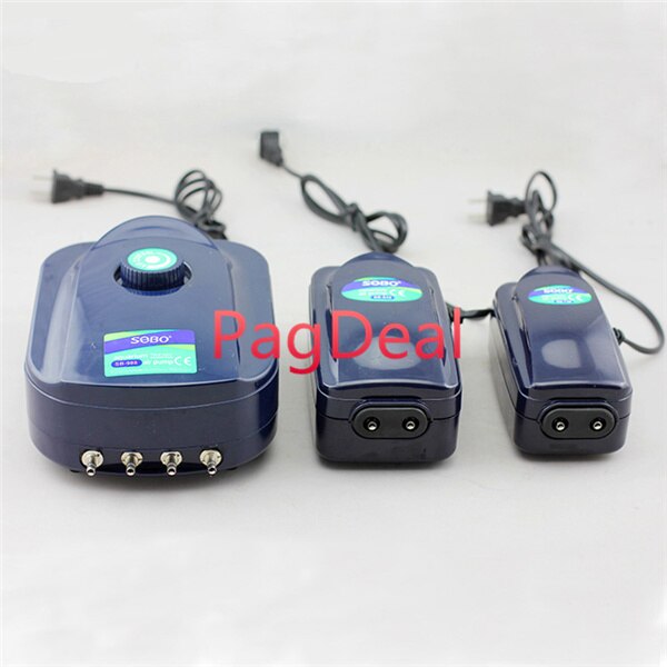 8W 12W Silent Aquarium Air Pump Fish Tank Oxygen Air Pump Quite 2 Outlets 4 Outlets Adjustable Flow