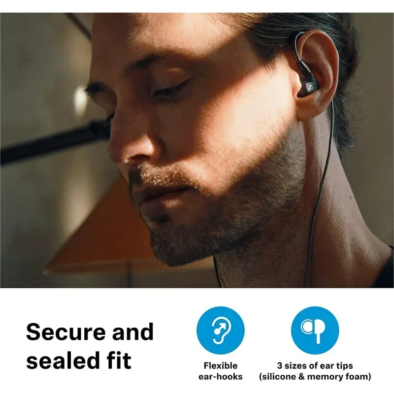 Originele Sennheiser Ie 300 In-Ear Audiofiele Koptelefoon Bedrade Oortelefoon Hifi Headset Sport Oordopjes Afneembare Kabel