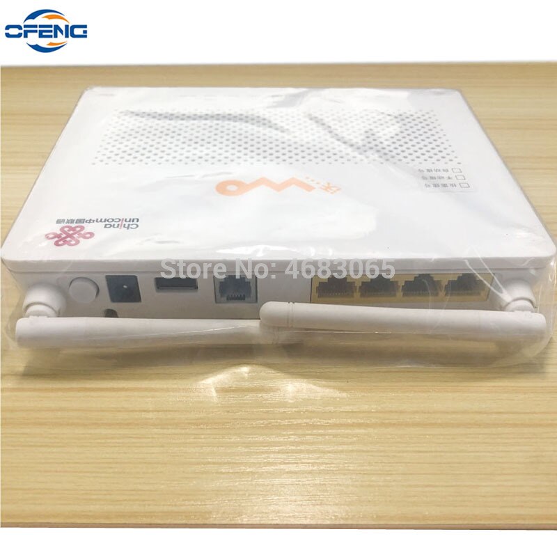 Huawei-enrutador de red de fibra óptica, Huawei HG8347R epon onu, 1GE + 3FE + 1TEL + 1USB + wifi, firmware en inglés, 99%
