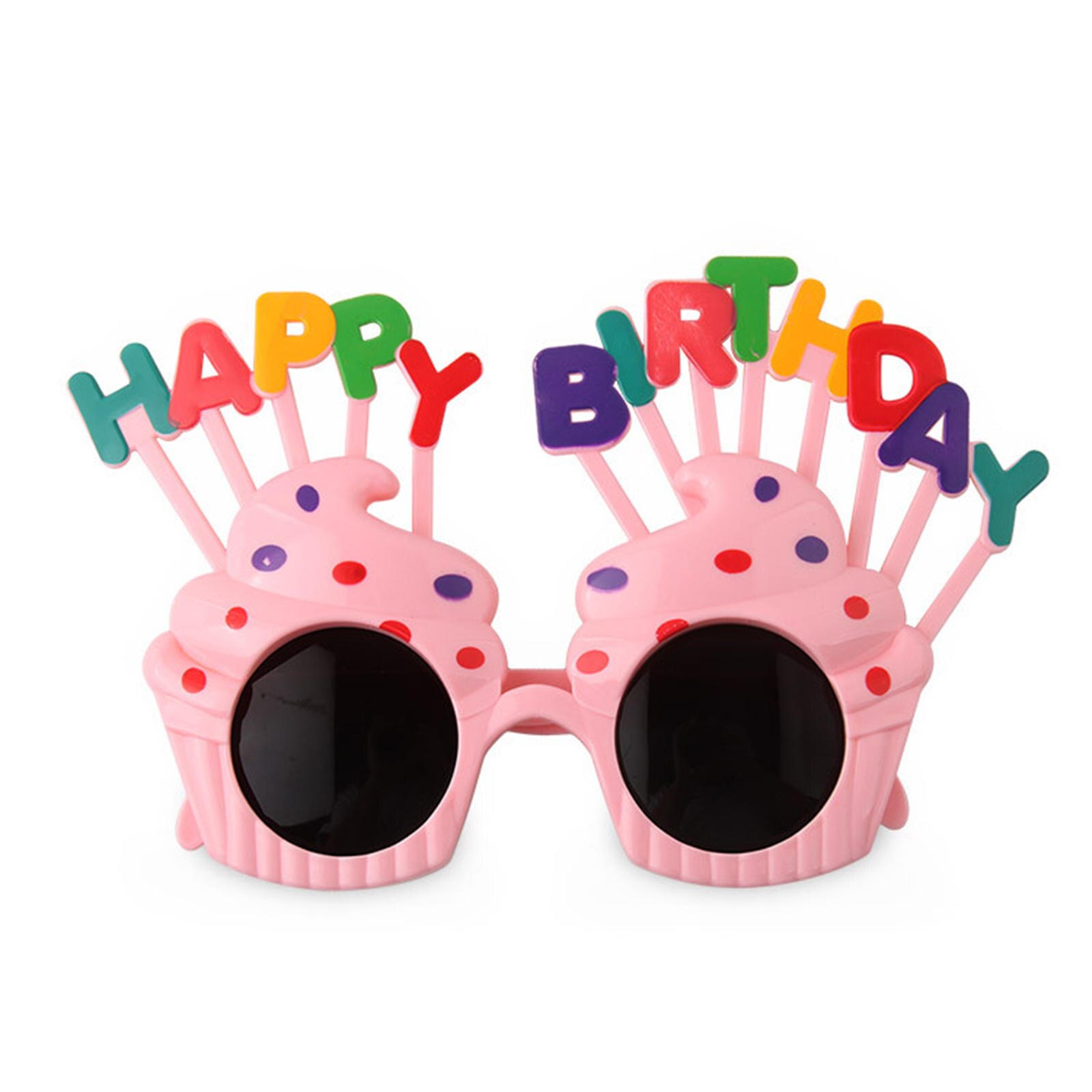 Gelukkige Verjaardag Bril Brillen Fancy Dress Party Bril Voor Kids Kinderen Party Gunsten: Pink
