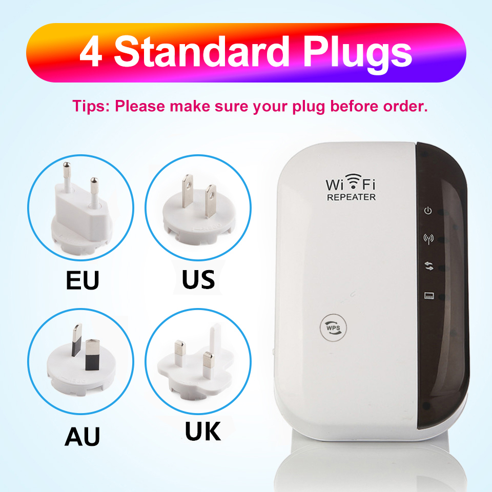 Wifi Repeater Wifi Extender 2.4G Wifi Versterker Router Wi-fi Booster Wireless Repeater Signaal Versterker Wi-fi Toegang punt