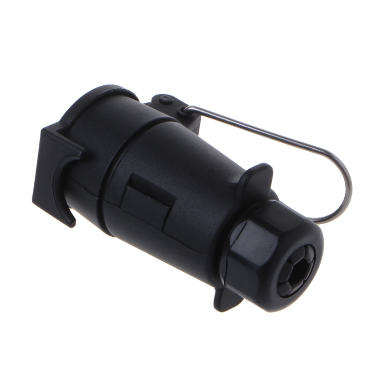 7 Pin Waterproof Plugs Socket Adapter Tow Hook Towing Trailer Wire Connector