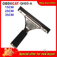 Qili qh -03- a tre slags bredde muligheder rustfrit stål vandskraber gummiskraber toning værktøj til bil auto film til vinduespudsning