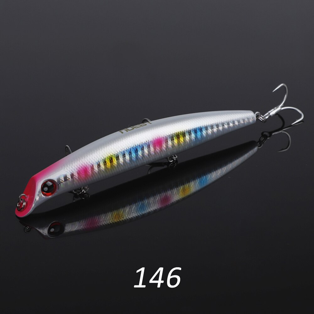 NOEBY Sasuke méné leurres de pêche 12 cm 16g 15 cm 24g flottant sans lèvres Wobblers artificiel dur appât pour bar brochet leurre de pêche: 40mm / CORNSILK