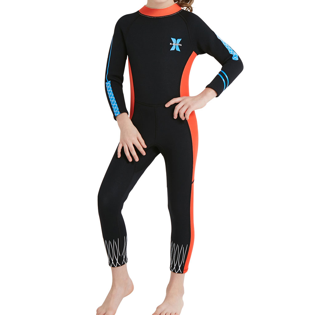 Girls Diving Wetsuit One-piece Child Scuba Dive Surfing Suit Jumpsuit