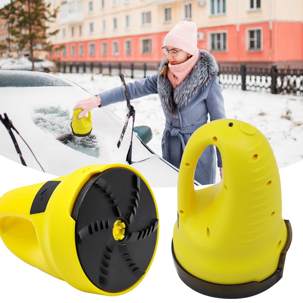 Car Electric Ice Snow Scraper Heated Removal USB Rechargeable Ice Scraper Auto Winter Window Windshield Glass Defrost Clean Tool