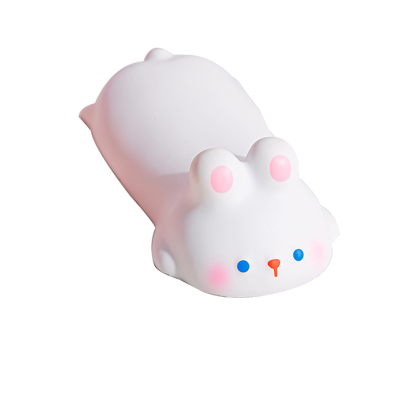 Cute Animal Wrist Rest Mouse Pad Support Ergonomics Memory Foam Desktop Computer Laptop Arm Rest Cat Dog Duck Panda Toys: Orange