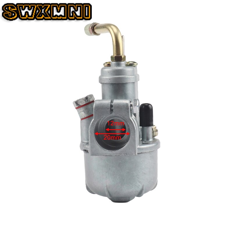 Carburador de estilo Bing de 12mm para mopa Puch, mopa Maxi Sport Luxe, informales, E50 y