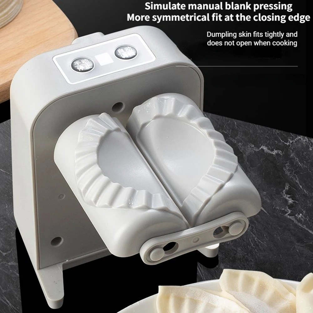 Máquina eléctrica automática para hacer dumplings, molde para dumplings, prensado de piel para dumplings, Empanadas eléctricas, raviolis, accesorios de cocina