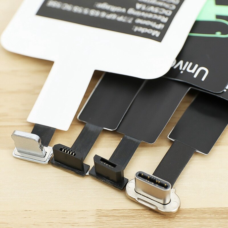 Récepteur de charge sans fil universel Android Qi chargeur sans fil Micro USB Patch de réception pour téléphones MicroUSB pour Iphone