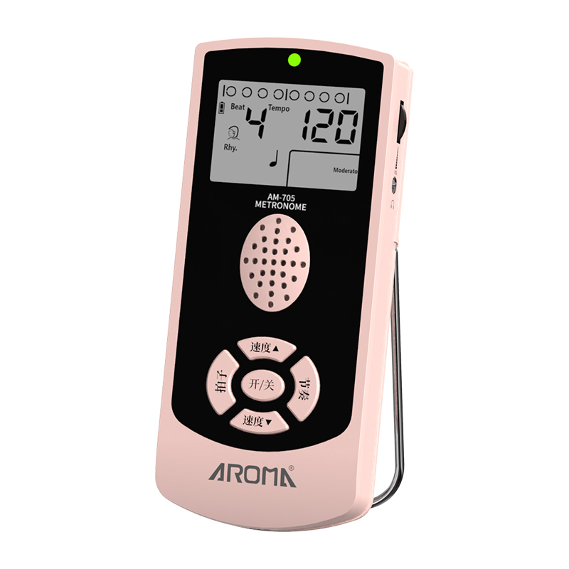 Métronome numérique pour JEPiano, batterie et tous les instruments avec minuterie, comptage vocal anglais et 2 sons différents: Rouge
