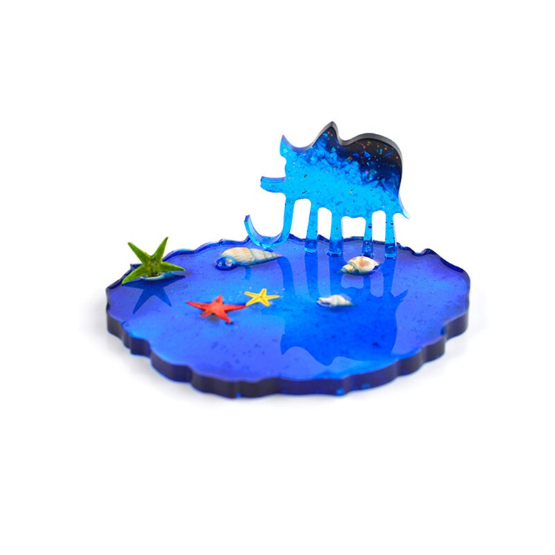 Large Silicone Tray Artist Mold Irregular Coasters Epoxy Resin Art Supplies Make Your Own Tray Epoxy Resin Molds silicone mold