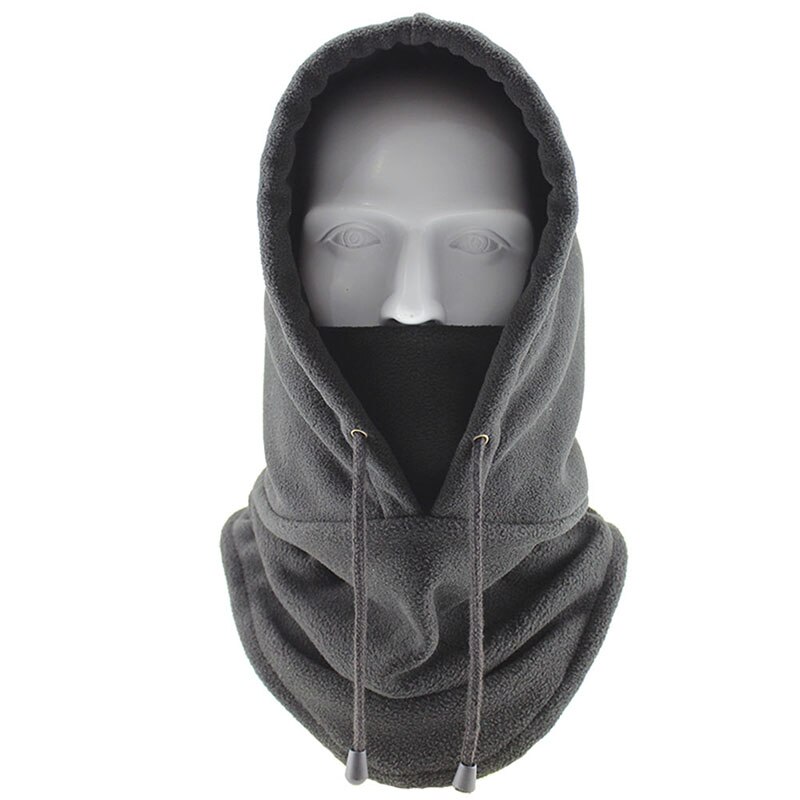 Máscara facial Ninja a prueba de nieve y viento para esquí de invierno con cordón cubre gorro Sport XRQ88