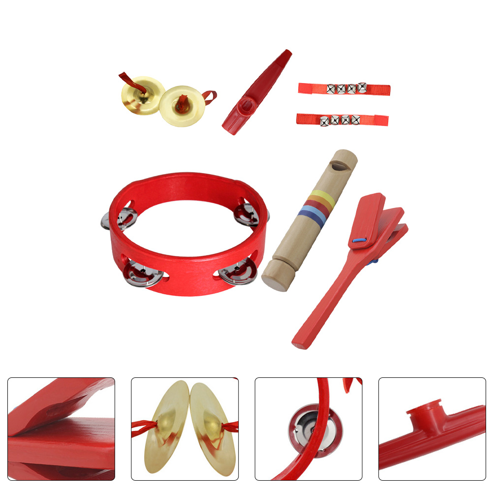 6pcs/set Educational Preschool Kids Toddler Musical Percussion Instruments
