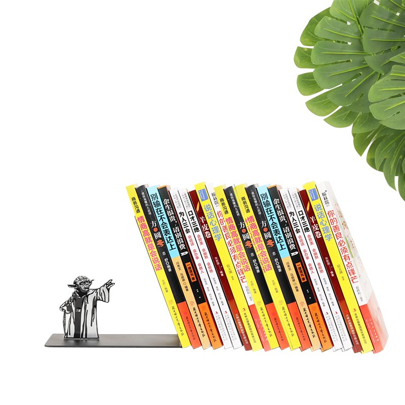 Metal Desk Stands Bookend Holder Home Decoration Office School Supplies Stationery student