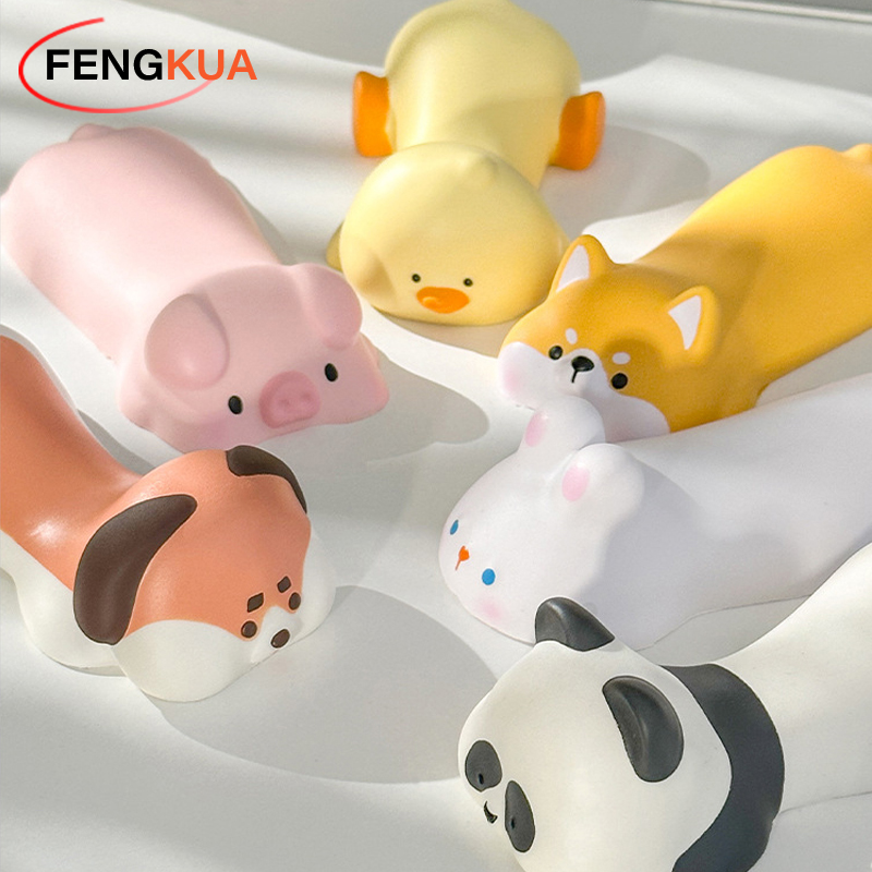 Cute Animal Wrist Rest Mouse Pad Support Ergonomics Memory Foam Desktop Computer Laptop Arm Rest Cat Dog Duck Panda Toys