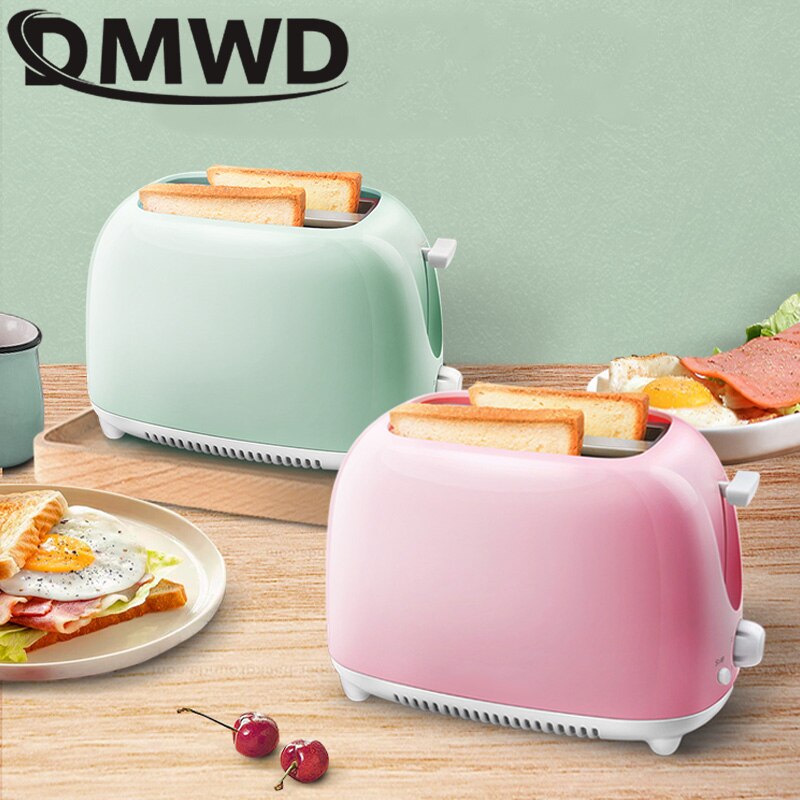DMWD Toaster Automatic Stainless Steel Electric Toaster Household Breakfast Machine Toast Sandwich Grill Oven Kitchen Appliances