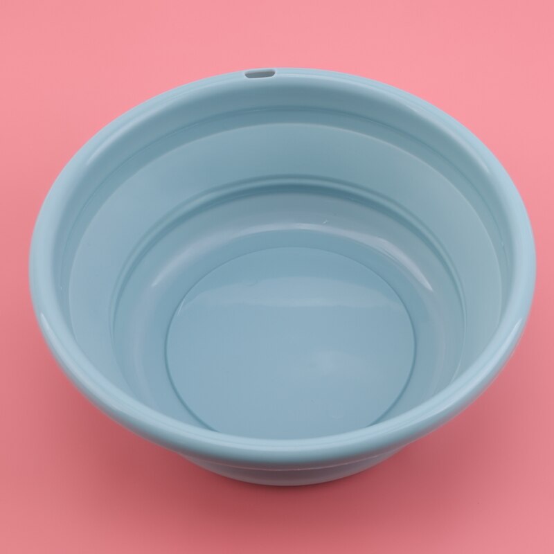 Lavabo de plástico plegable para exteriores, contenedor de cubo plegable de Color sólido, Herramientas de limpieza para el hogar y exteriores