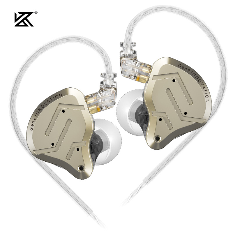 KZ ZSN Pro 2 Hybrid Drive 1BA + 1DD auriculares intrauditivos de Metal auriculares de graves HIFI auriculares deportivos con cancelación de ruido: Azul