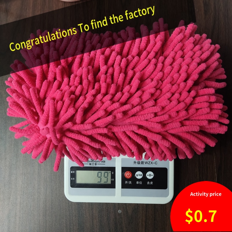 Auto Schoonmaakproducten Chenille Handschoen Auto Microfiber Handdoek Spons Stukken Van Autowasseretteborstel