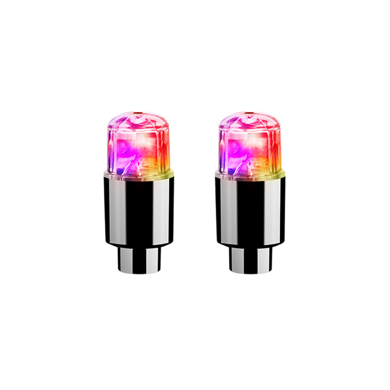4 Uds. De luces LED coloridas para ruedas, tapas de válvulas de neumáticos de coche, bombilla de luz de neón, cubierta Universal para válvula de bicicleta y motocicleta, Exterior de coche: Verde militar