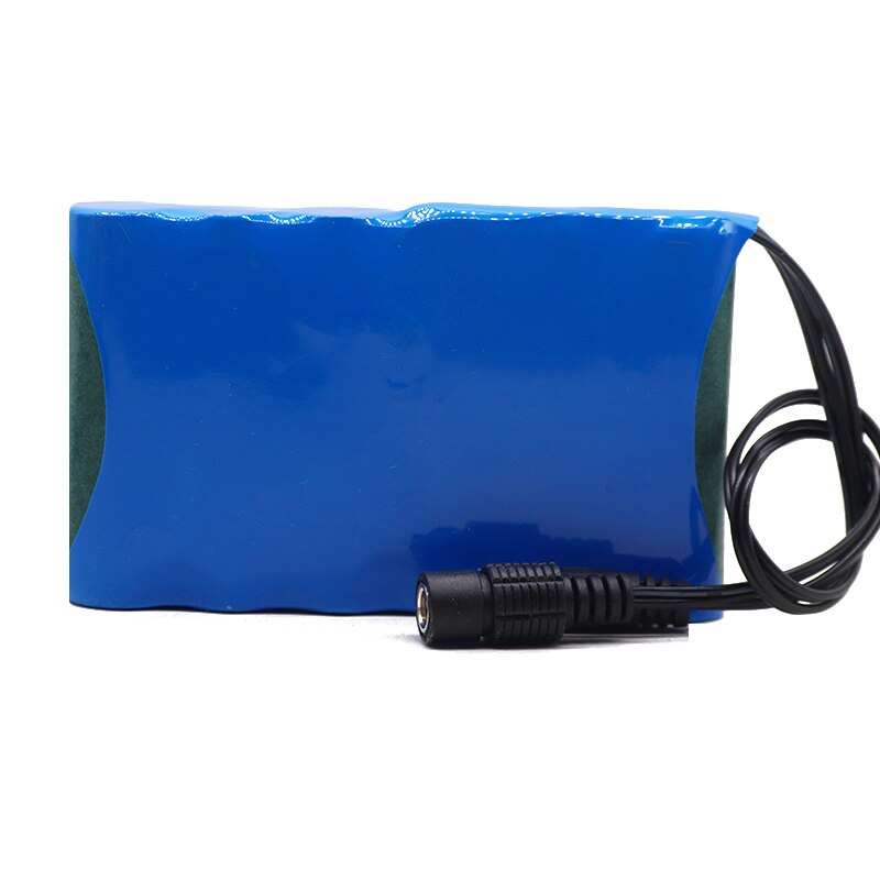 Portable Super 12V 15800mah battery Rechargeable Lithium Ion battery pack capacity DC 12.6v 13.8Ah CCTV Cam Monitor + charger