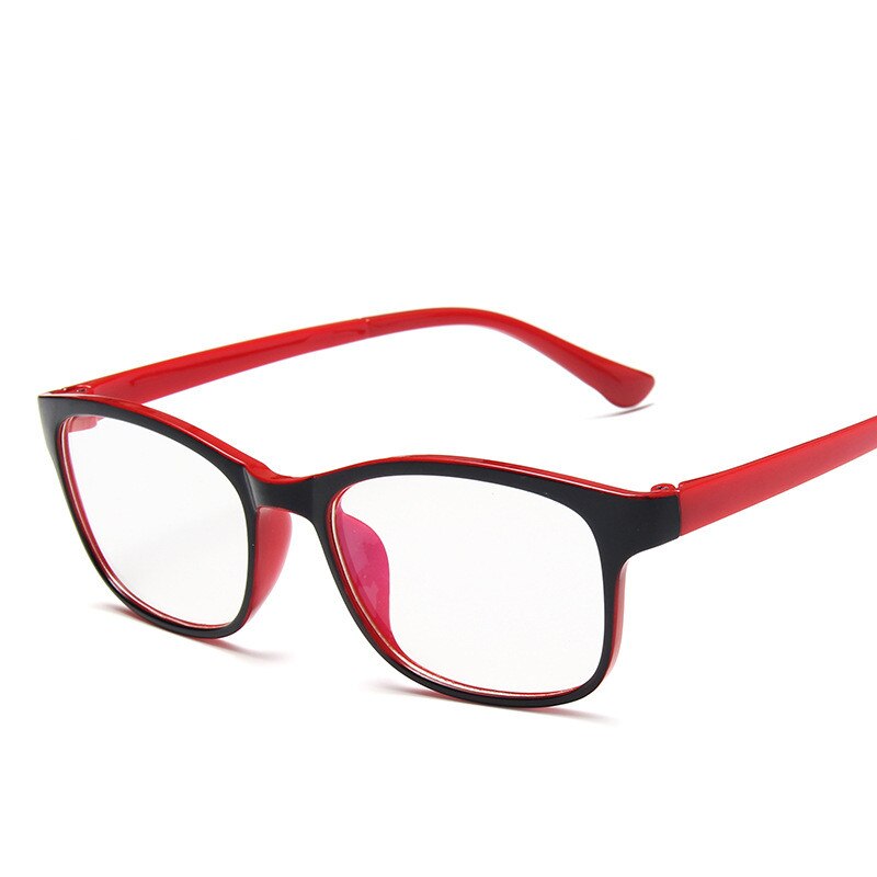 Anti Blauw Licht Gaming Bril Unisex Clear Lens Computer Bril Bril Brillen Mannen Blauw Licht Blokkeren Bril: A Black Red