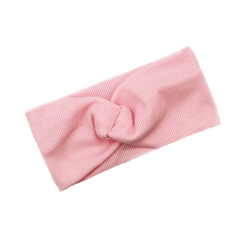 1 Pcs Lente Zomer Effen Kleur Baby Hoofdband Meisjes Twisted Geknoopt Zachte Elastische Meisje Hoofdbanden Haar Accessoires Kleine Maat: 10