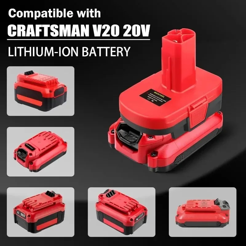 Voor Craftsman 20V Lithium-Ion Batterijen voor Craftsman Oude 19.2V Batterijen Opladen Gereedschap MAN18GL Batterij Adapter converter
