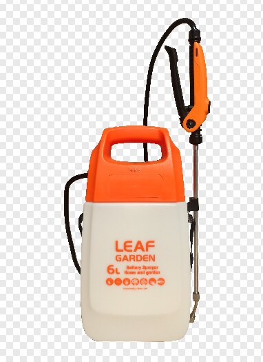 5/6/8L Elektrische Sproeier Usb Oplaadbare Lithium Batterij Tuin Spuit Smart Agrarische Pesticide Dispenser Tuin Apparatuur: Orange 6L