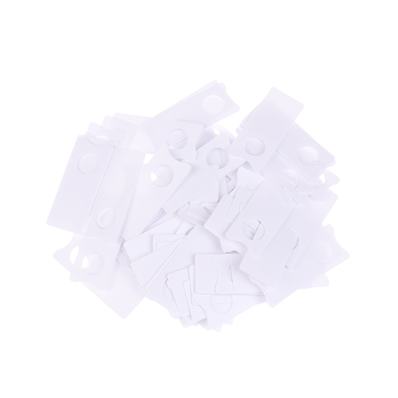 100Pcs Garden Plant Labels Plant Accessories Flower Pots Plastic Plant Tags Nursery Markers Seedling Labels Tray Mark DIY Tools: Light Grey