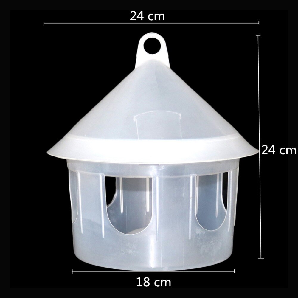 1Pcs Bird equipment Pigeon drinking Automatic feeding box Sand Cup Colombard Quail feed device