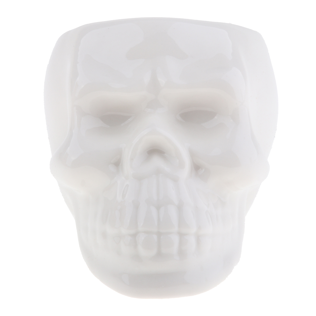 Maceta de cerámica con forma de cabeza de Calavera, y la Oficina para el hogar Decoración Retro, maceta suculenta para plantas y flores