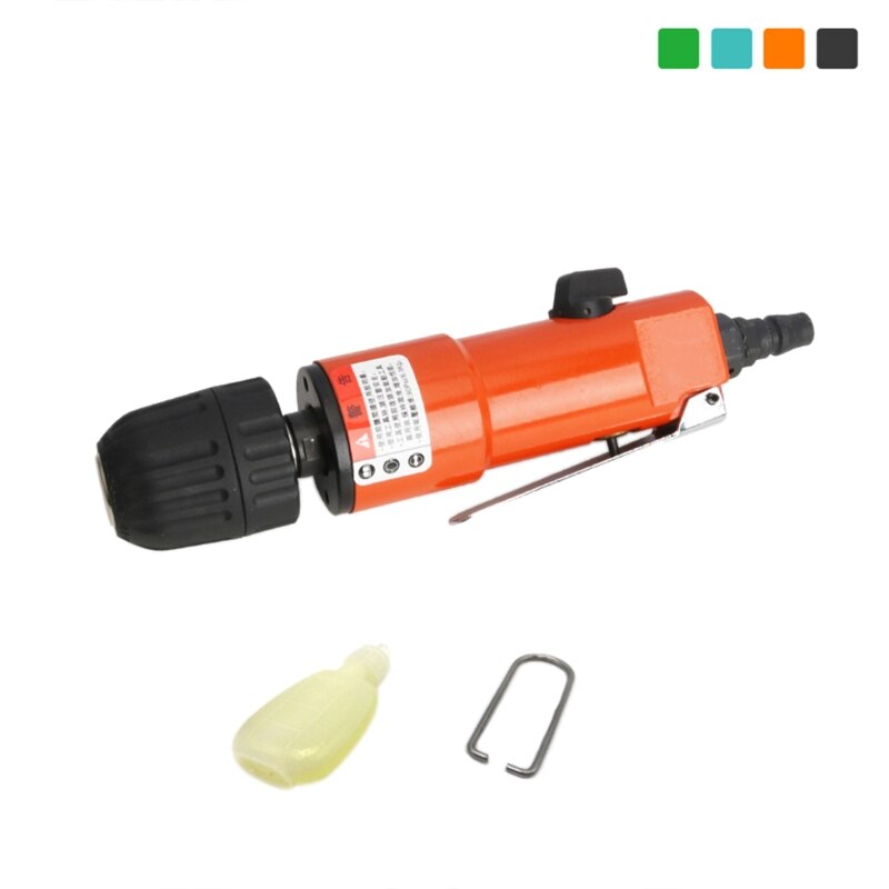 3/8" 1/2" Straight Shank Pneumatic Air Drill High/Medium/Low Speed Grinder: B