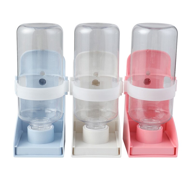 Automatische watertoevoer voor huisdieren, hondenkooi, hangende waterdispenser, huisdier, kat, vogel, hond, drinkautomaat, groot , 500ml: 1pc willekeurige kleur