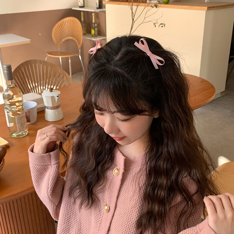 2Stck Bowknot Haar Clips Süße Ballett Band Bogen Haarnadel Knall Clip Mädchen Mini Greifen Clips Frau Headwear Haar Zubehör