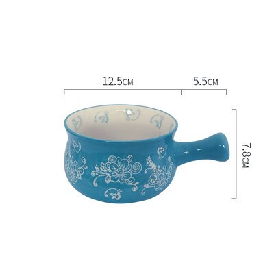 Keramische Kom En Plaat Gerechten Ontbijt Thuis Een Persoon Servies Havermout Kom Ontbijt Brood Plaat Havermout Kom: bowl A