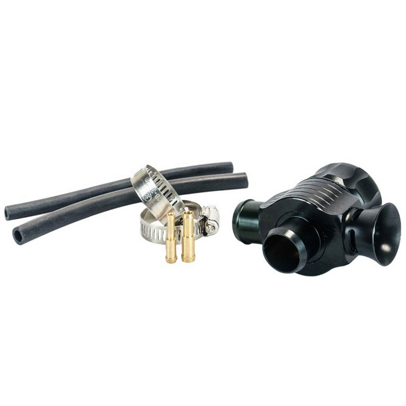 BAOLUN Universal Turbo deviatore valvola di scarico scarico doppia porta con avvisatore acustico per VW MK4 Golf Polo GTI 1.8T Saab Turbo