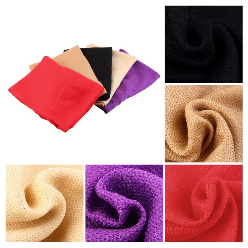 Winter oversized sjaals 170 x 73 cm eenvoudige warme deken unisex effen wikkel kasjmier sjaal pashmina voor dames heren