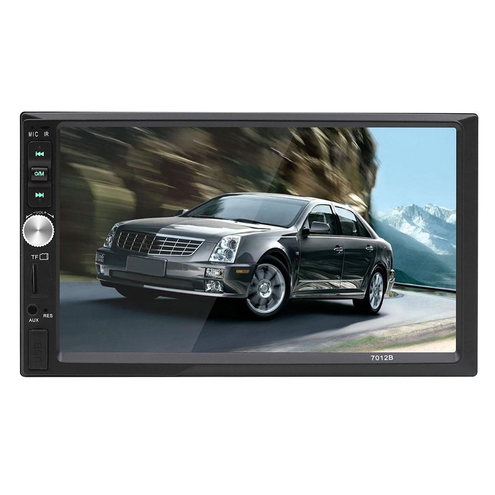 Radio 2 Din General Car Models 7'' LCD Touch Screen Car Radio Player Bluetooth Car Audio Support Rear View Camera 7012B: NO CAMERA