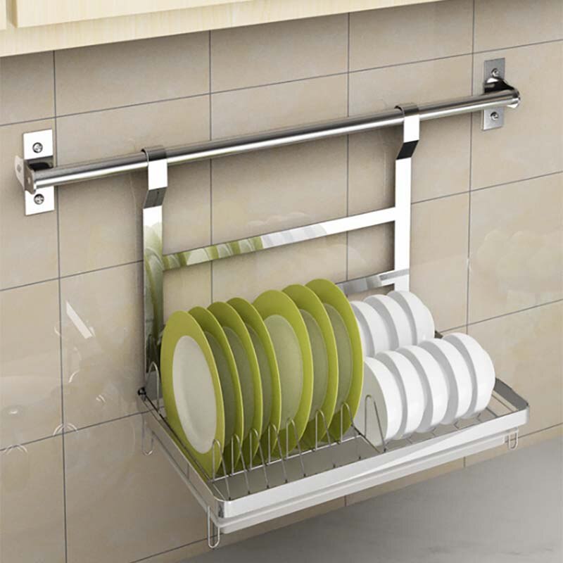 Stainless Steel kitchen rack DIY SUS 304 Stainless Steel wall Kitchen Shelf, Kitchen Holder Organizer