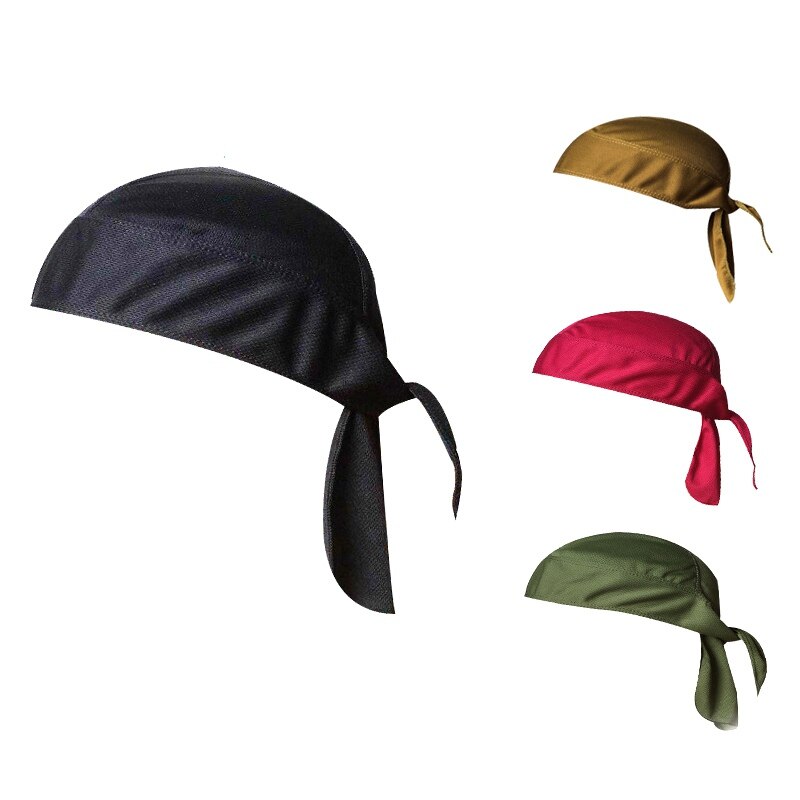 Pañuelo para Ciclismo de secado rápido, pañuelo para la cabeza, para hombre, para correr, para el verano, pañuelo para la cabeza, gorro pirata, gorro, diadema
